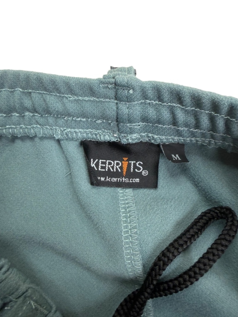 Kerrits Youth Medium Equestrian Riding Breeches Knee Patch Drawstring Blue - Picture 4 of 10